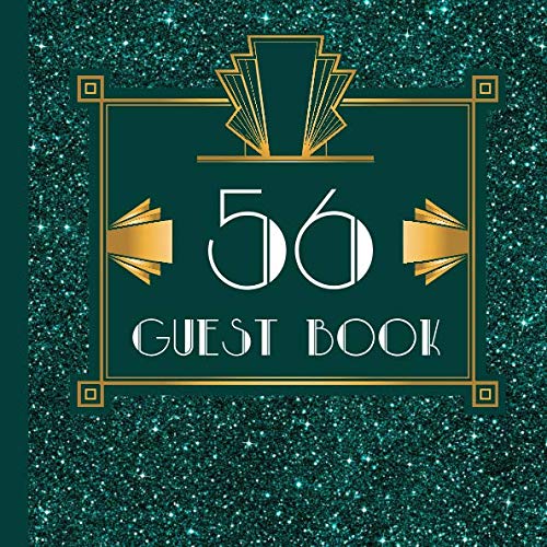 56 Guest Book: Teal Guest Book Includes Gift Tracker and Picture Pages to Create a Lasting Keepsake to Treasure Forever by Gatsby Design
