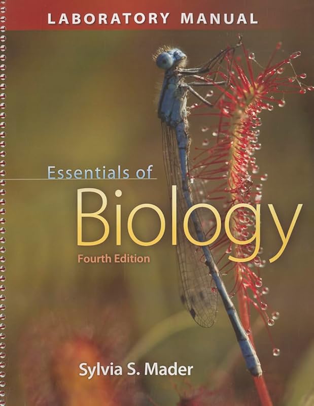 Lab Manual for Essentials of Biology by Sylvia Mader