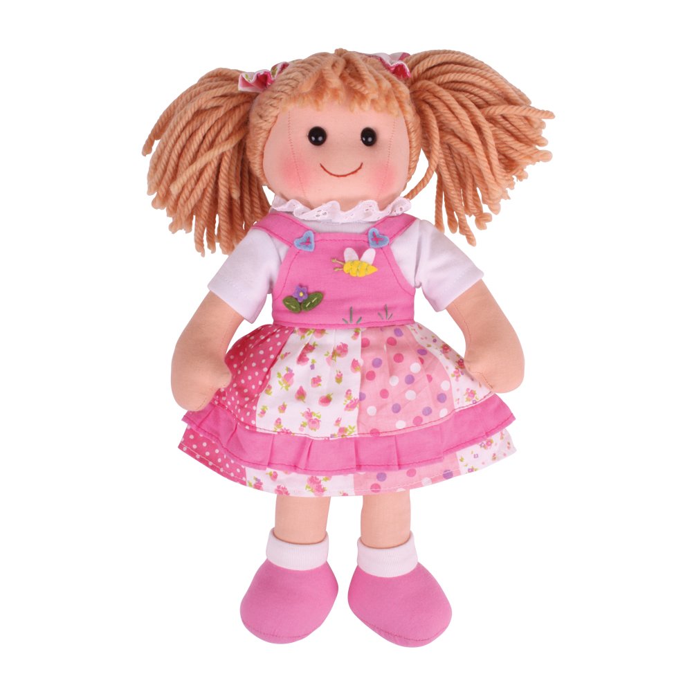 bigjigs toys 28cm puppe bjd030 hayley