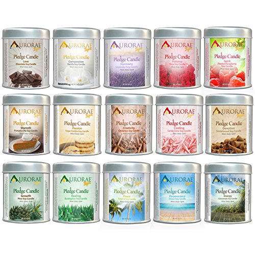 Aurorae Scented Soy Aromatherapy & Meditation Candle