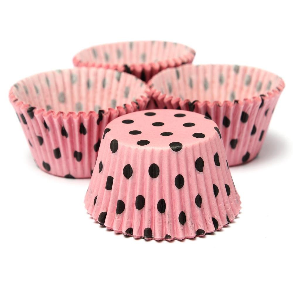 

Lovely P-ink Dot Design Dessert Baking Tool Mould Cake Cup Cupcake Miffin Liner Cases 100Pcs