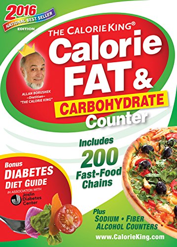 The CalorieKing Calorie, Fat &amp; Carbohydrate Counter 2016: Pocket-Size Edition by Allan Borushek