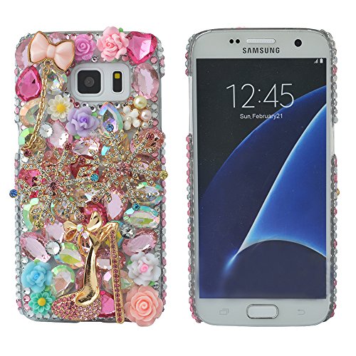 S7 Edge Case,Yaheeda 3D Fashion Bling PC Hard Case for Samsung Galaxy S7 Edge