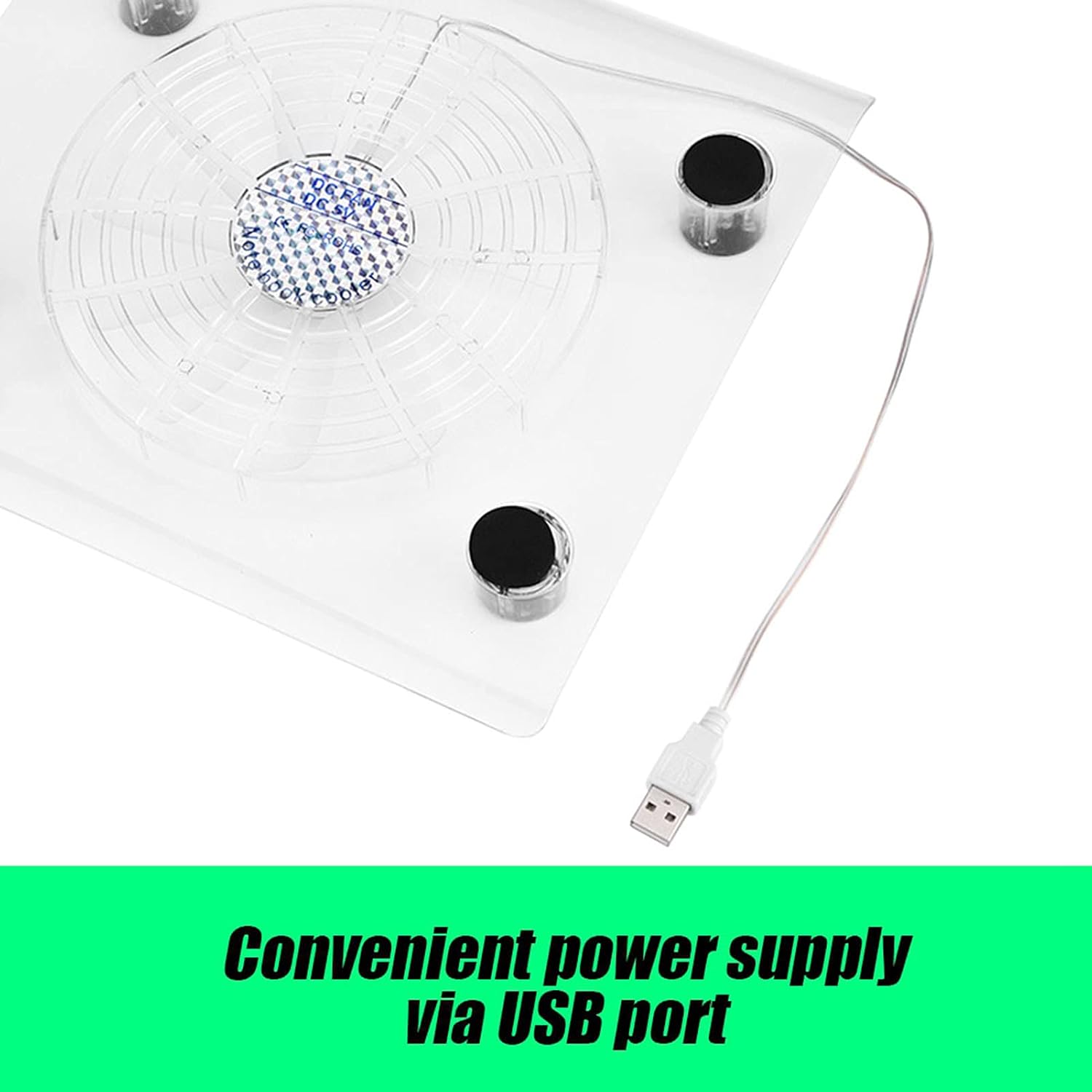 USB-Notebook-Kühler mit Lüftern und RGB-LED-Beleuchtung für PS4, PS3 und Laptops (USB-betrieben)_voghion.com