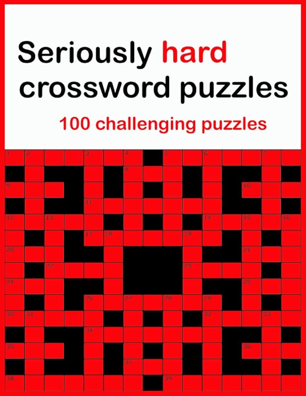 Seriously hard crossword puzzles: 100 challenging puzzles by n.r color