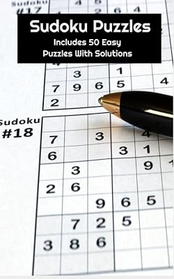 Sudoku Puzzle Book: Sudoku Puzzles 50 Easy Puzzles