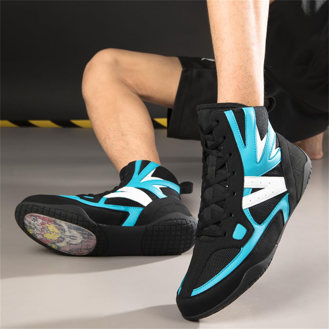 Women Men Wrestling Sneakers, Teenagers Unisex Boxing Shoes Lightweight Breathable Bodybuilding Athletic Fitness Shoes Big Size_vogvips.com