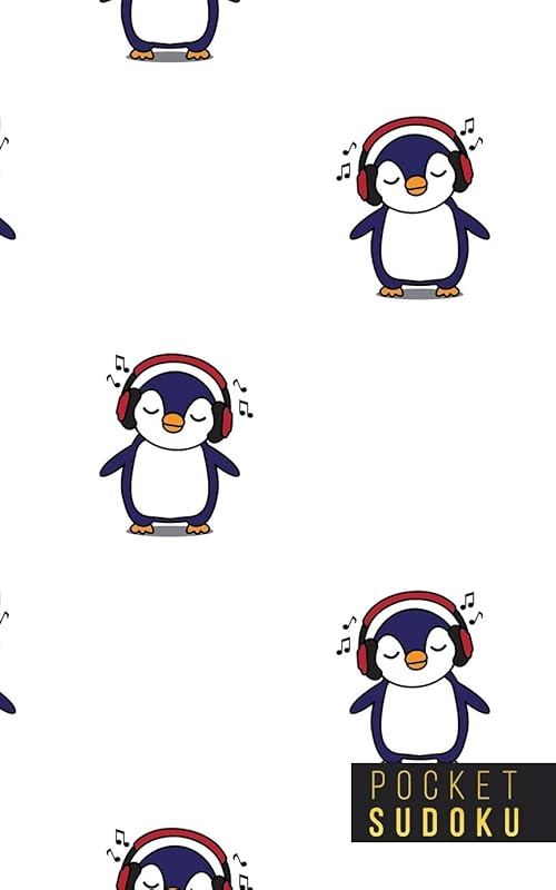 Pocket Sudoku: 158 Sudoku Puzzles | Pocket Sudoku Puzzle Books | Large Print Sudoku Puzzle Books For Adults | Sudoku For Seniors | Sudoku Puzzle Books Easy to Normal | Fun Gift | Penguins by Simply Sudoku