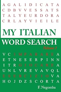 MY ITALIAN WORD SEARCH Volume 1 by F NEGOMBA