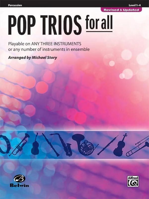 Pop Trios for All: Percussion (For All Series) by Michael Story