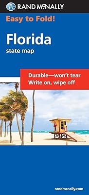 Rand McNally Florida: Highways & Intersections (EasyFinder) laminated