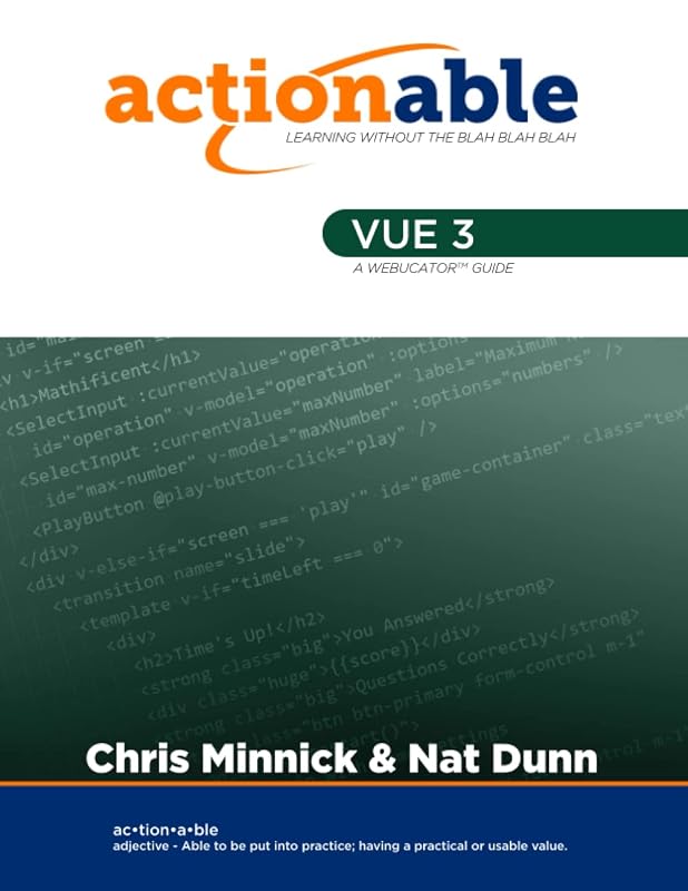Actionable Vue 3 by Chris Minnick