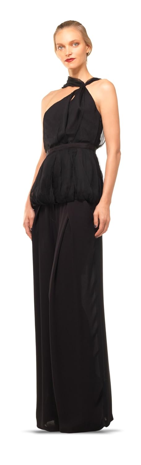 

WIDE LEGGED CREPE TROUSERS