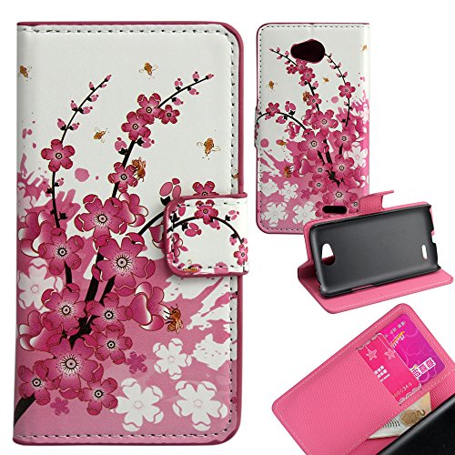 Harryshell Wallet Case for LG Optimus L90 T-Mobile Single SIM (Only Single SIM, Pu Leather Wallet Card Flip Case Cover Free for Screen Protector and Mini Stylus (A6)