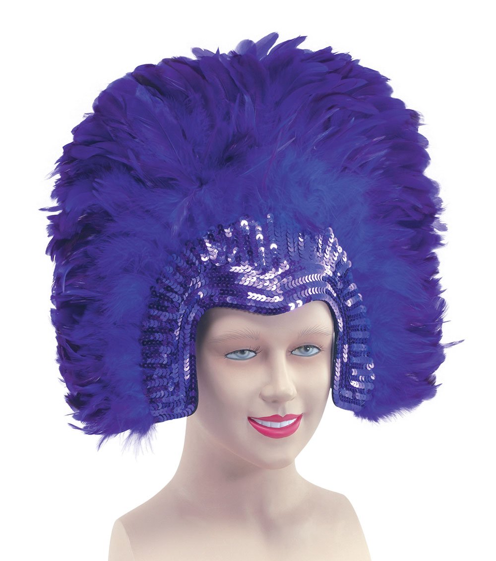 

Feather Headdress Purpledeluxe (Costume Accessories) - Female - One Size
