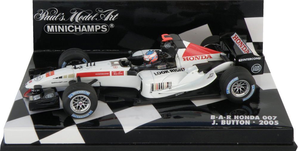 Minichamps 1/43 Bar Honda 007 2005 F1#3 J. Button | eBay UK