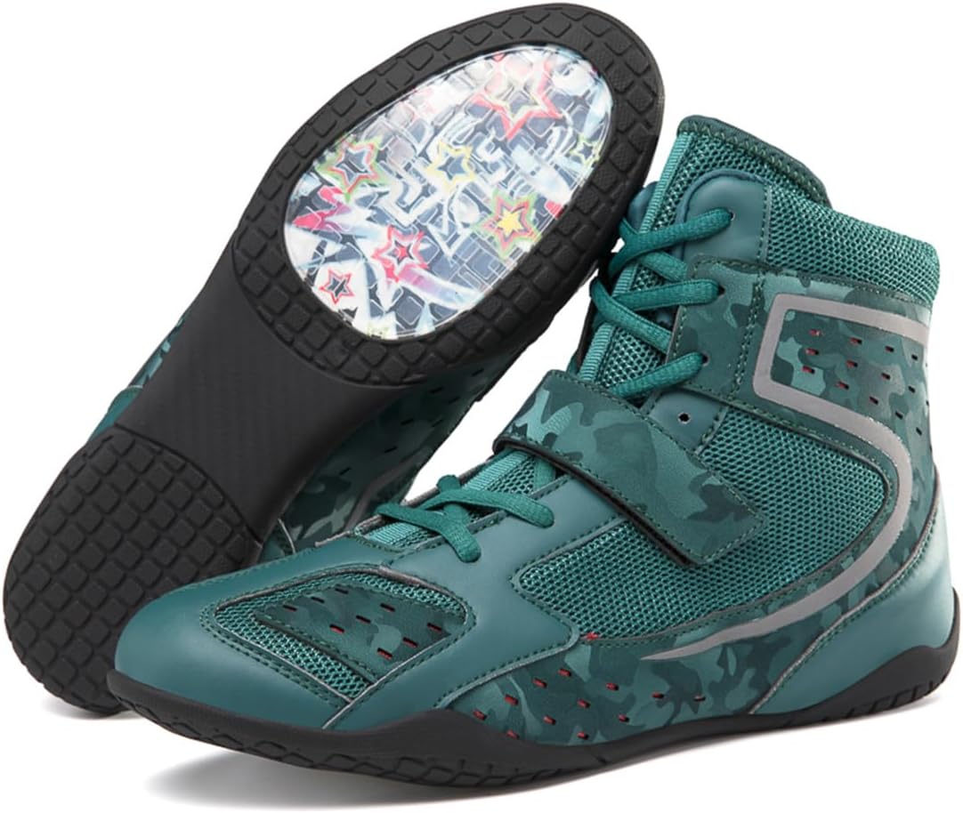 Wrestling Fighting Shoes For Adults Unisex Boxing Fitness Sports Sneakers Youth Boxing Boot Lightweight Mesh Bodybuilding Training Shoes_vogvips.com