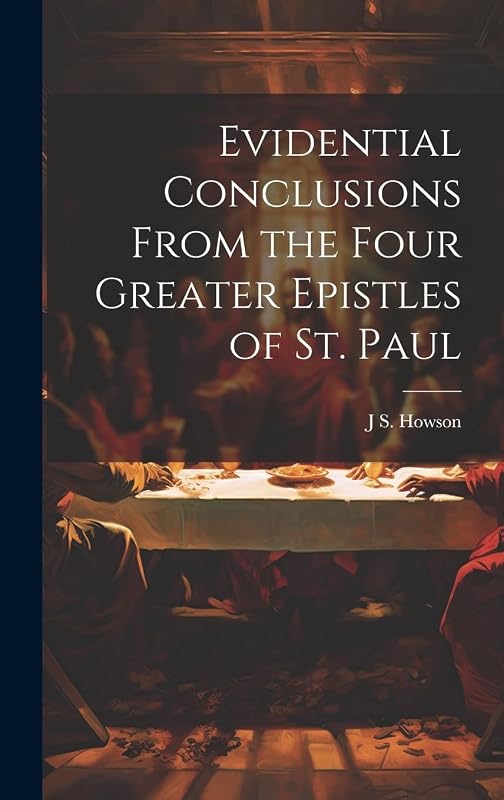 Evidential Conclusions From the Four Greater Epistles of St. Paul by J S 1816-1885 Howson