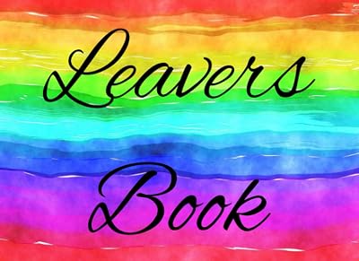 School Leavers Book - Small Compact Size (8.25" x 6") - Beautiful Glossy Soft Cover - Rainbow Gifts And Presents For Kids Girls Boys Teens Adults: ... Keepsake Book - Great For Special Memories