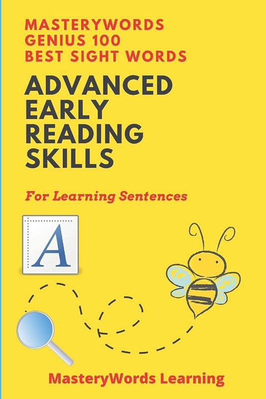 MasteryWords Genius 100 Best Sight Words: Advanced Early Reading Skills For Learning Sentences by MasteryWords Learning