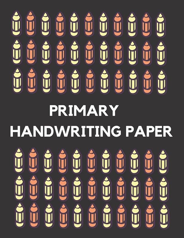 PRIMARY HANDWRITING PAPER: Kindergarten / Nursery School writing paper for ABC kids with lines: 99 Blank handwriting practice paper with dotted lines for kids learning to write. by zz loloshoo