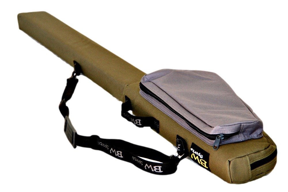 

BW Sports Spinning Rod/Reel Case for 3-Inch Guides (2-Piece), 7-Feet