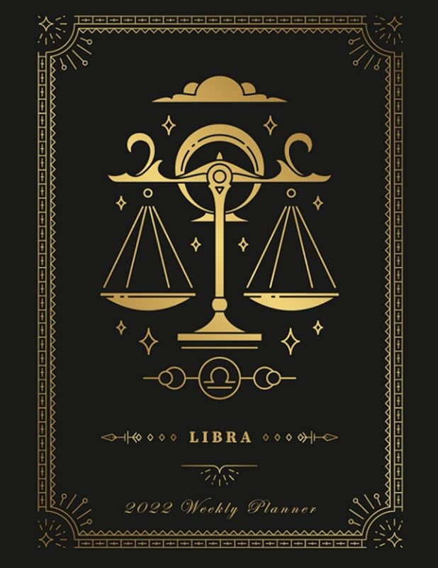 Libra 2022 Weekly Planner / Goal Achiever 8.5” x 11” – 165 Pages: Astrological Signs 2022 Weekly Monthly Planner - Ideal Gift by JEM Productions