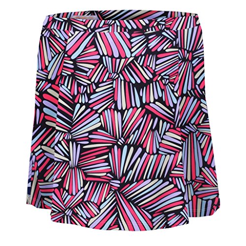 Monterey Club Ladies Geometric Print Swing Pull-on Knit Skort #2893