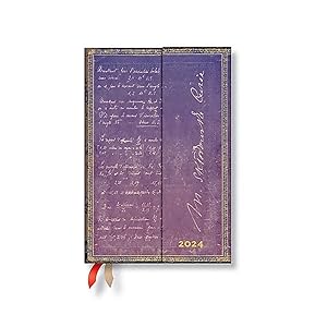Paperblanks Marie Curie 12-Month 2024 Diary, The Science of Radioactivity | Daily | Mini (100 × 140 mm)