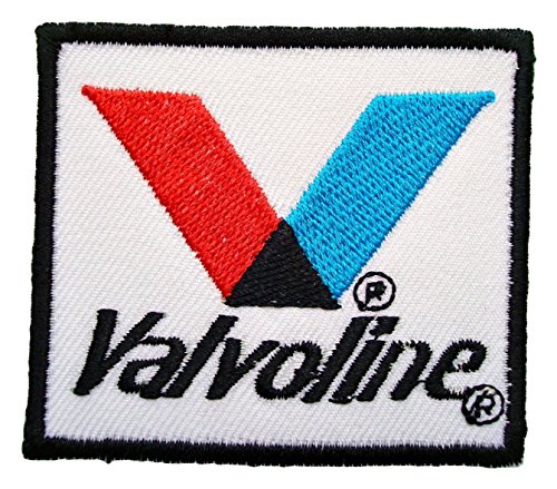 Valvoline Oil maxlife Lubricants Nascar Patch Sew Iron on Logo Embroidered Badge Sign Emblem Costume BY Dreamhigh_skyland