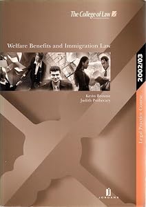 Welfare Benefits and Immigration Law 2002/03