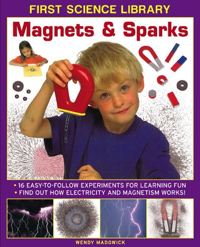 First Science Library: Magnets &amp; Sparks: 16 Easy-To Follow Experiments For Learning Fun; Find Out How Electricity and Magnetism Works! by Wendy Madgwick