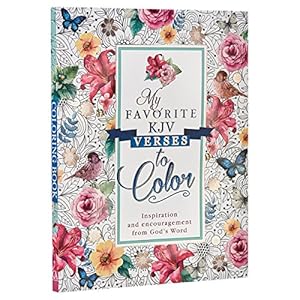 "My Favorite KJV Verses to Color" Inspirational Adult Coloring Book