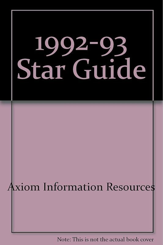 1992-93 Star Guide by Axiom Information Resources