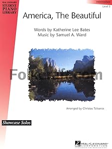 AMERICA, THE BEAUTIFUL PIANO