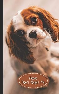 Please Don't Forget Me: Discreet Password Log | Store Websites, Usernames, Passwords | Tabbed Alphabet Pages | Cute Cocker Spaniel Dog Design by Cat & Dog Organizers