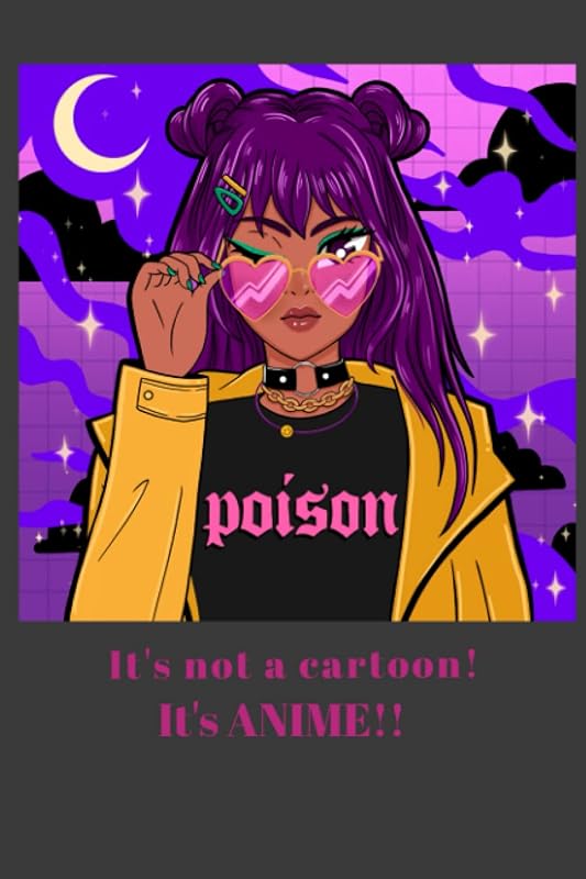 It's not cartoon, It's Anime: Sketch Book for Anime Lovers 6" x 9" by JJ's & More