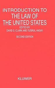 Introduction to the Law of the United States (Introduction To¹Law)