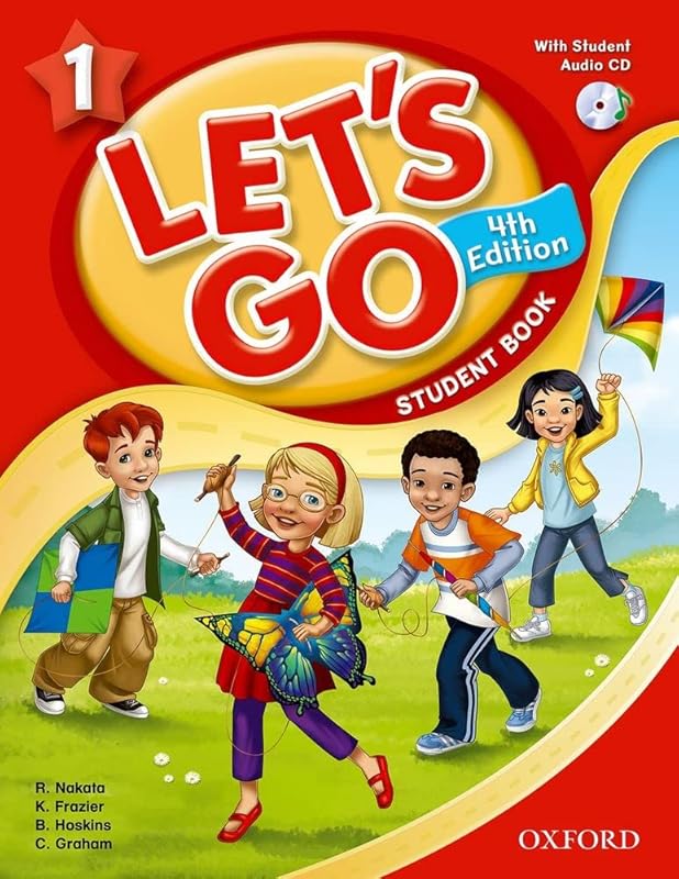 Let's Go 1 Student Book with Audio CD: Language Level: Beginning to High Intermediate. Interest Level: Grades K-6. Approx. Reading Level: K-4 by Ritsuko Nakata