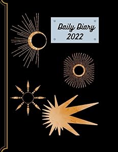 Daily Diary 2022: Daily Diary 2022 ,120 pages Boho style diary. by Him She