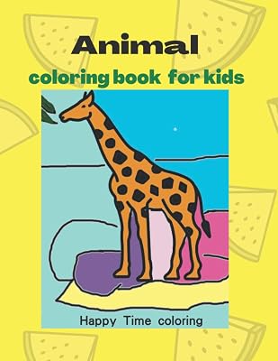 Animal coloring books for kids: Playful, Fun and Easy Mandalas Coloring Pages for Beginners, Boys and Girls for Relaxation (Happy Time coloring)