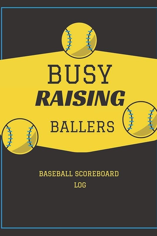 Baseball Scorebook for Kids: Busy Rasing Ballers Cover - Baseball ScorekeeperBook for Baseball by academy of excellence journals