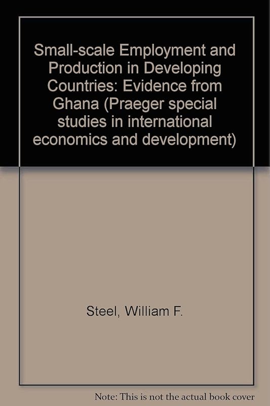 Small-scale employment and production in developing countries: Evidence from Ghana (Praeger special studies in international economics and development) by William F Steel