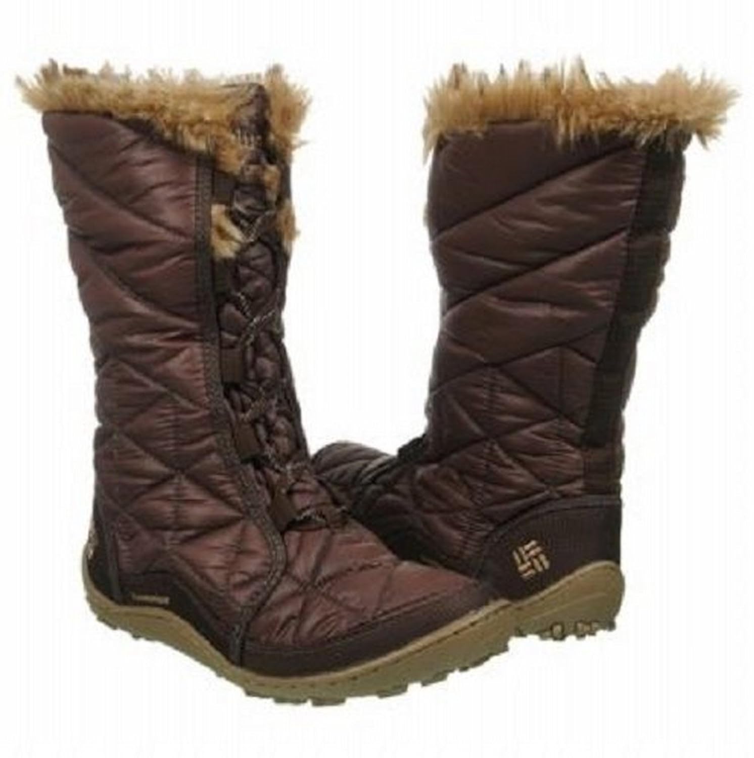 

Columbia Womens Powder Summit Waterproof Snow Boots Cordovan