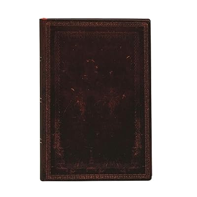 Paperblanks | Black Moroccan Bold | Old Leather Collection | Softcover Flexi | Mini | Lined | 176 Pg | 100 GSM (Flexis)