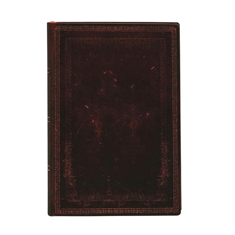 Paperblanks | Black Moroccan Bold | Old Leather Collection | Softcover Flexi | Mini | Lined | 176 Pg | 100 GSM (Flexis) by Paperblanks