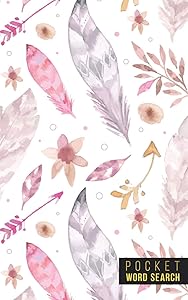 Pocket Word Search: 99 Pocket Word Finds Large Print | Pocket Word Jumble | Travel Size Word Search Book For Adults | Mini Word Puzzle | Pocket Wordsearches | Fun Gift | Watercolor Pattern