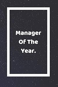 Manager Of The Year: Funny White Elephant Gag Gifts For Coworkers Going Away, Birthday, Retirees, Friends & Family | Secret Santa Gift Ideas For Coworkers | Really Funny Jokes For Adults by SJG Publishing