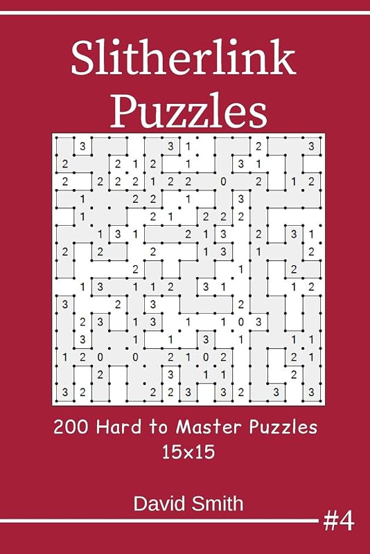 Slitherlink Puzzles - 200 Hard to Master Puzzles 15x15 vol.4 by David Smith