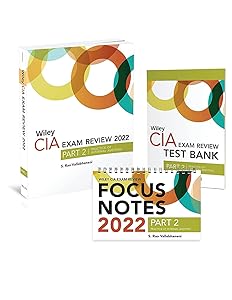 Wiley CIA Exam Review 2022 + Test Bank + Focus Notes: Practice of Internal Auditing Set